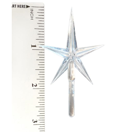 Modern Pointed Crystal  Star Medium